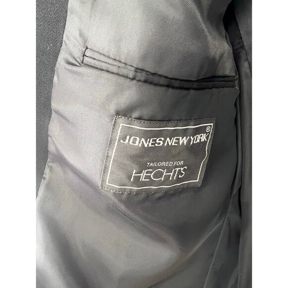 Jones New York Black Wool Suit Jacket 42L - Picture 4 of 7